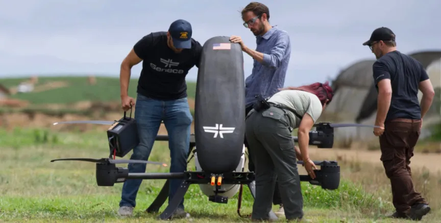 Seneca engineers working on a vehicle